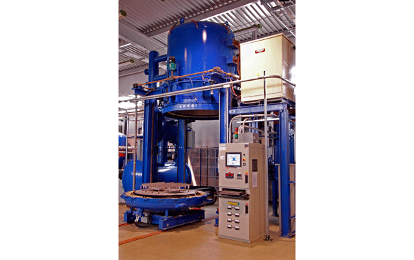 Figure 3 | Typical system components of a bottom loading vacuum furnace2 (courtesy of VAC AERO International)