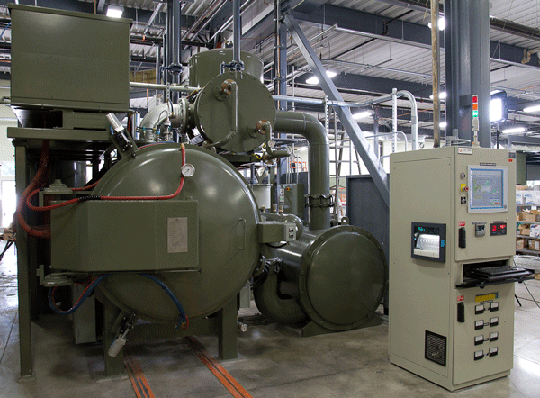 Figure 4 | Typical VAC AERO batch style single chamber horizontal vacuum furnace