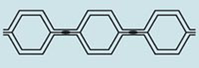 Fig 2 Schematic of typical honeycomb cross section shows spot welds in the nodes, which hold adjacent corrugated metal strips together to form honeycomb walls