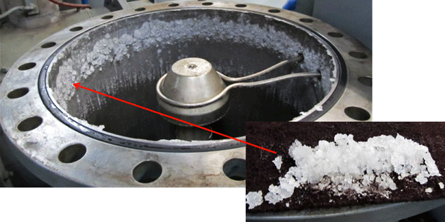 Figure 1 Contaminated Diffusion Pump