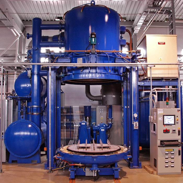 Typical Bottom-Loading Vacuum Furnace