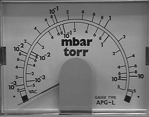 Fig. 5  mBar and torr scales.