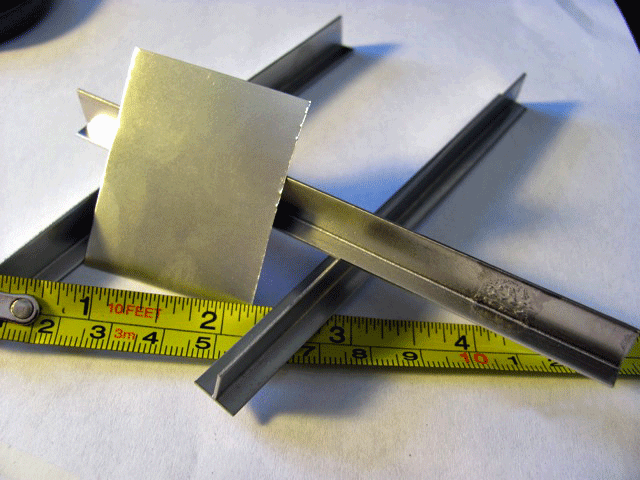 Fig. 1 – 304 stainless steel coupons (either flat sheet or T-shaped specimens) are the perfect Atmosphere QC inspector for use in all high-temp vacuum brazing furnaces.