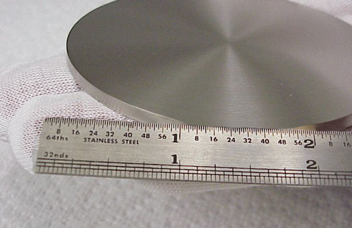 Fig. 5   Titanium discs.  Photo courtesy of ESPI Metals.