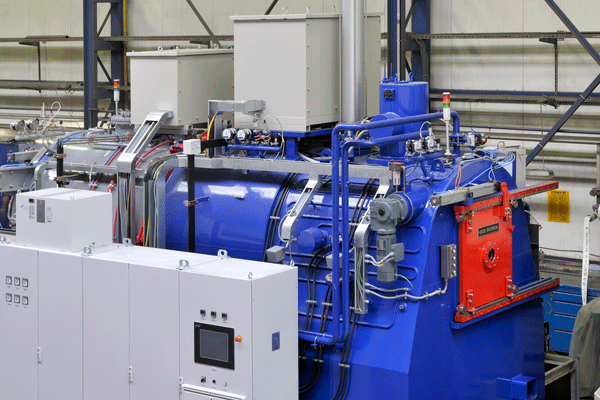 Fig 3 - Two Chamber Oil Quench Vacuum Furnace - (Photograph Courtesy of SECO/WARWICK Corporation)