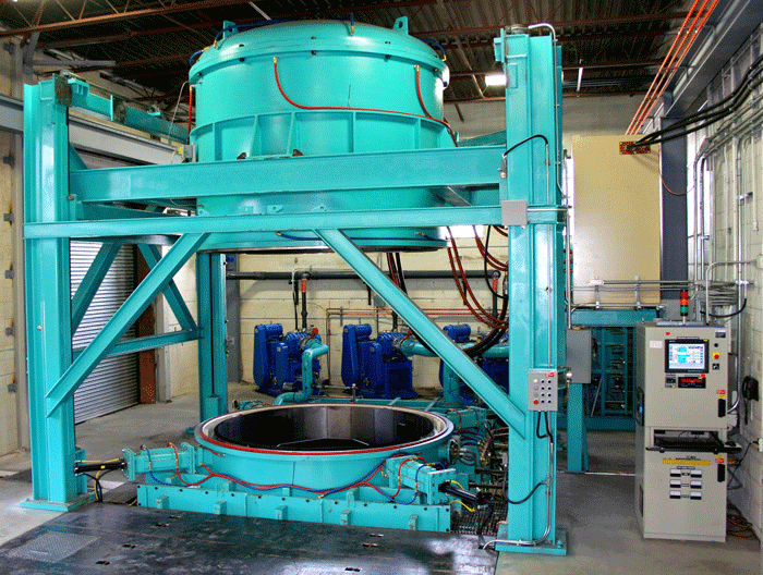 Fig 4 - Vertical Vacuum Furnace with Oil Quench