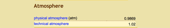 (c) Atmospheric values