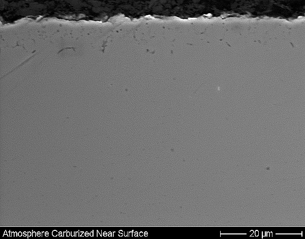 Fig. 1. Atmosphere Carburized Component with IGO to a depth of 0.0075 – 0.0125 mm (0.0003” – 0.0005”)