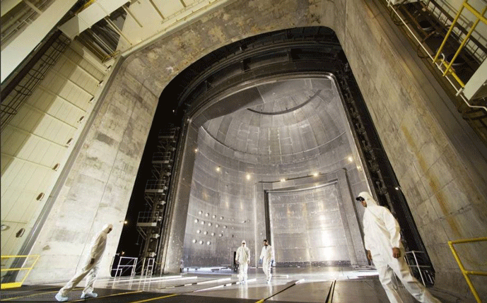 Figure 4 | The Space Power Facility at Plum Brook Station in Sandusky, Ohio, houses the world's largest vacuum chamber6