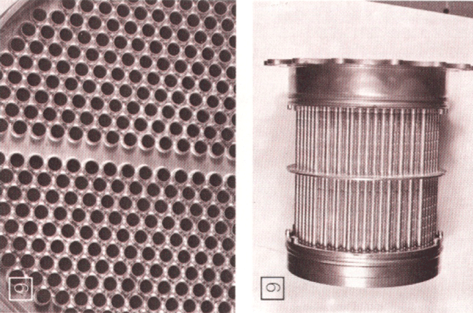 Fig. 5 Shell-and-tube type heat exchanger shows obvious self-fixturing capability.