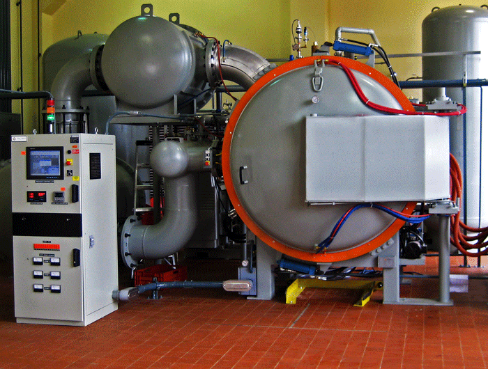 Figure 2 - Typical Horizontal Vacuum Furnace