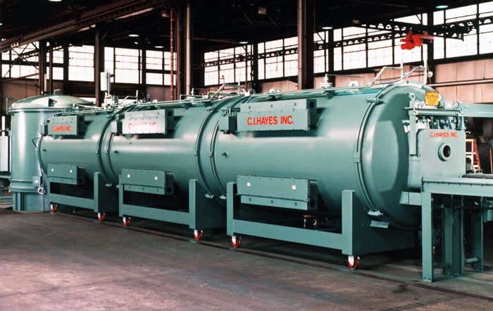 Figure 2 - Typical Continuous Style Furnace, (Photograph Courtesy of C. I. Hayes)