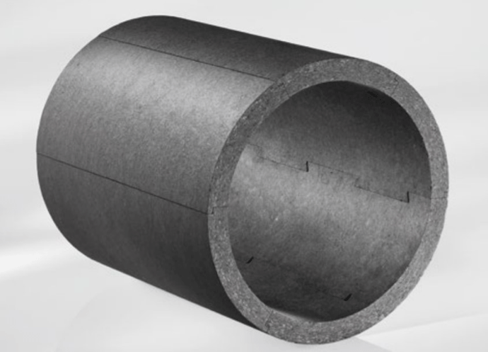 Figure 7 | Graphite board can be molded into cylindrical shapes, among others4