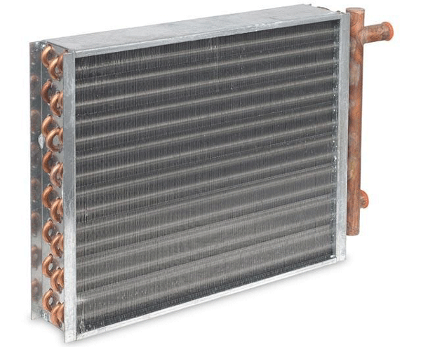 Figure 3 | Finned tube heat exchanger utilizing copper tubes and aluminum fins5