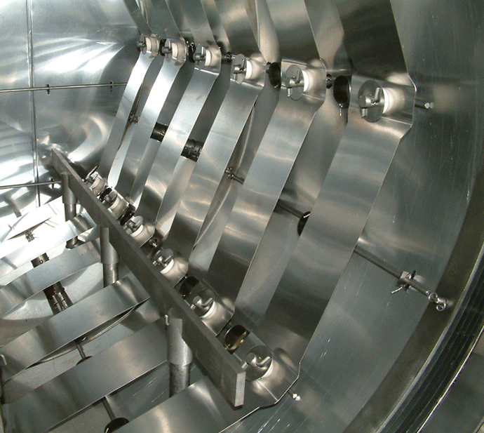 Figure 6. Close-Up of Curved Lanthanated Molybdenum Heating Elements