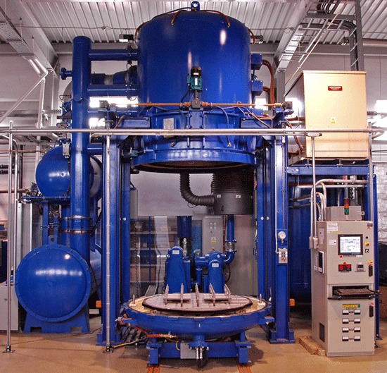 Figure 2. Typical Vertical Vacuum Furnace