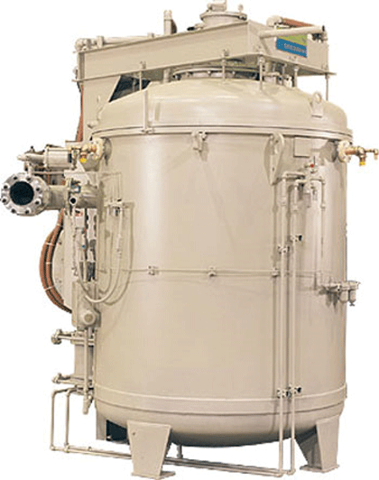 Figure 2 - Typical Top Loading Vertical Vacuum Furnace - (Photograph Courtesy of Lindberg/TPS)